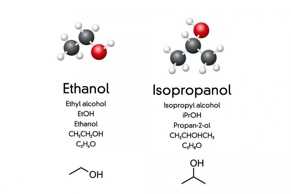 فرق ایزوپروپیل الکل و اتانول | مونوتاو