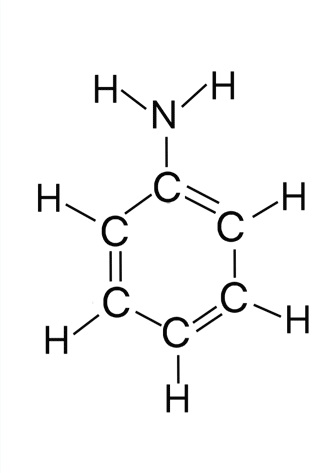 شکل مولکولی aniline